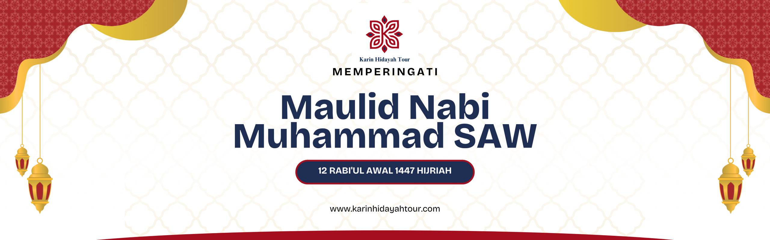 Banner Maulaid Nabi Karin Hidayah Tour